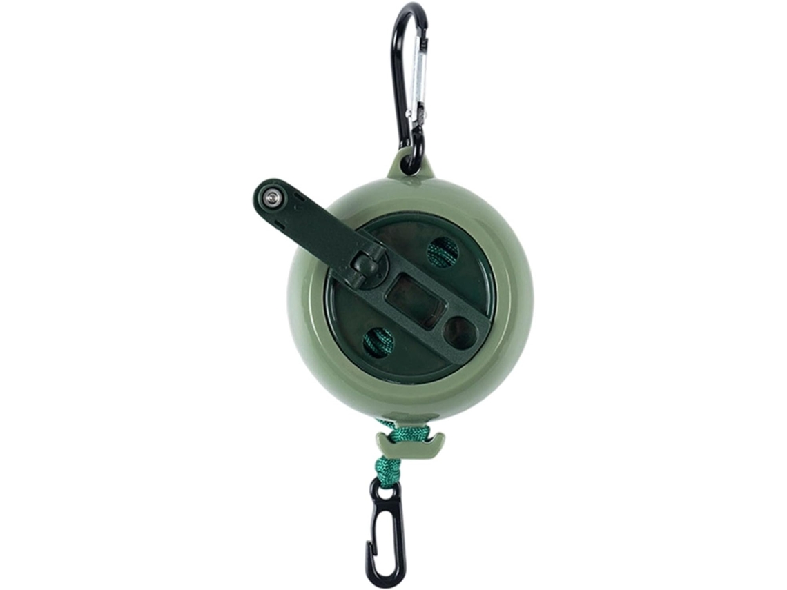 Varal Retrátil Com Manivela, Compacto E Ideal Para Viagens, Dormitórios, Varandas, Fins De Semana, Camping