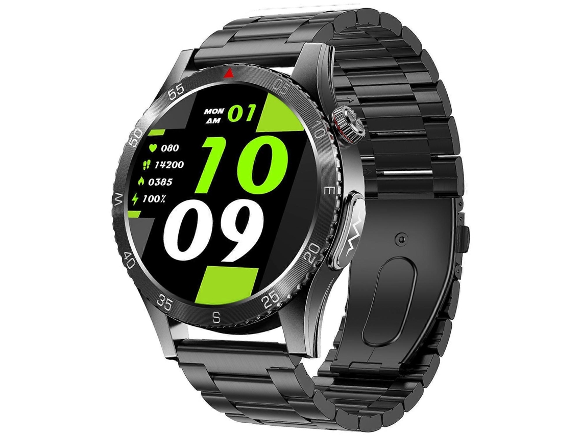 Relógio Inteligente H9 com Pulseira de Aço de 1,43" e ECG, Suporta Chamadas Bluetooth e Assistente de Voz Inteligente. Ly Ebike