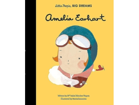 Livro Amelia Earhart de Isabael Sanchez Vergara  (Inglês)