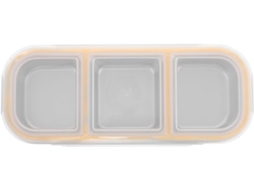 Lancheira Bento Leve Em Aço Inoxidável Com Vários Compartimentos E Design Fácil De Limpar, Ideal Para Viagens E Uso