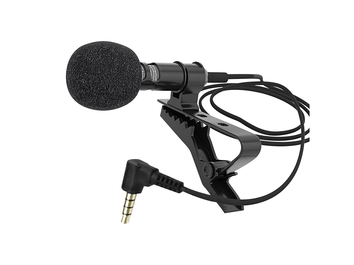 Microfone De Lapela Com Fio Adequado Para Celulares, Laptops, Alta Sensibilidade Siurn Aquaforge