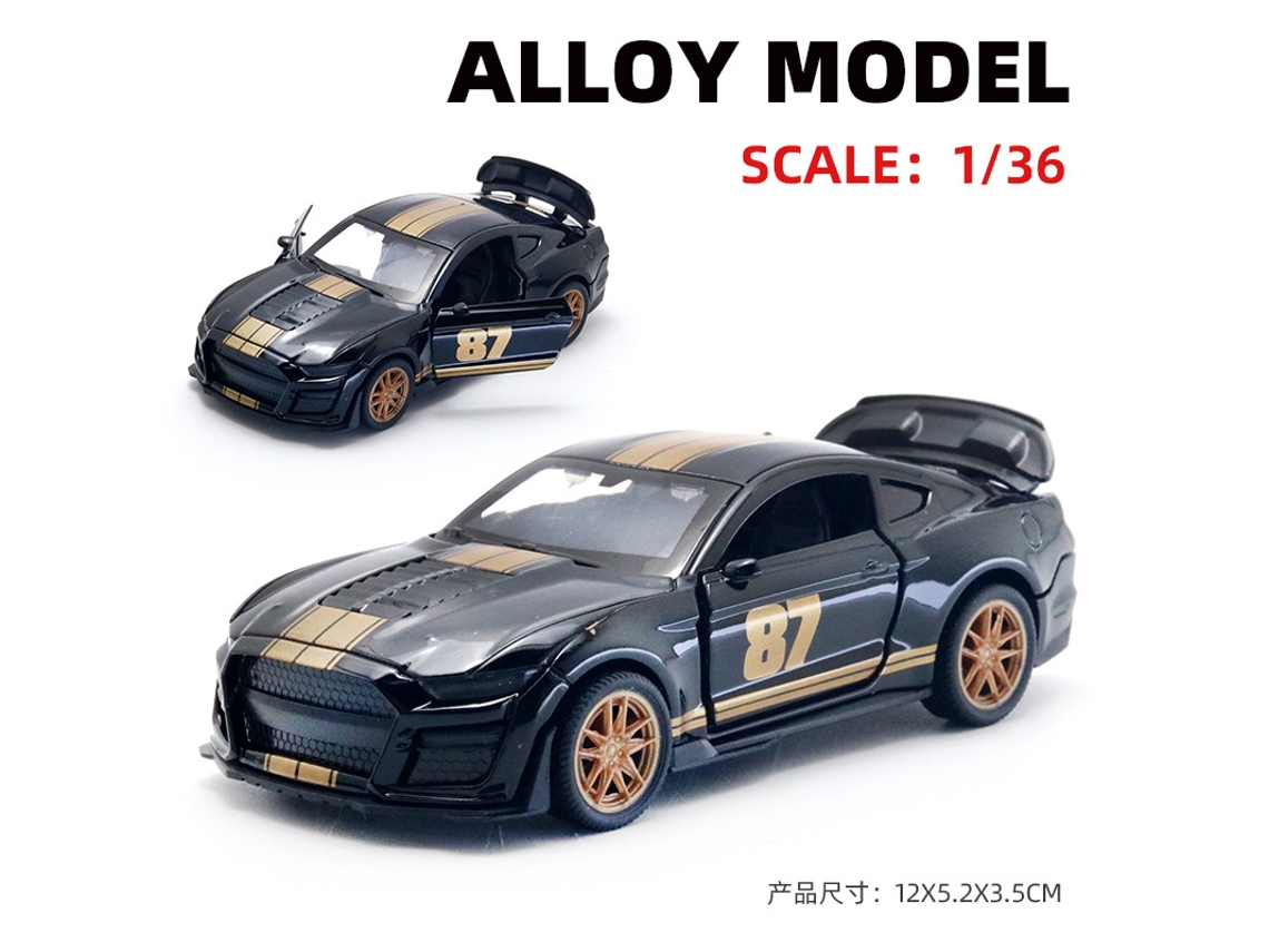 Miniatura de Carro em Escala 1/36, Feita em Metal Fundido, Presente para Crianças. MDUG