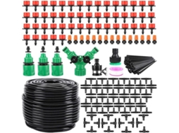 Kit De Irrigação Automática Para Jardim De 50 M Com Mangueira E Bicos Flexíveis Para Irrigação De Vasos.