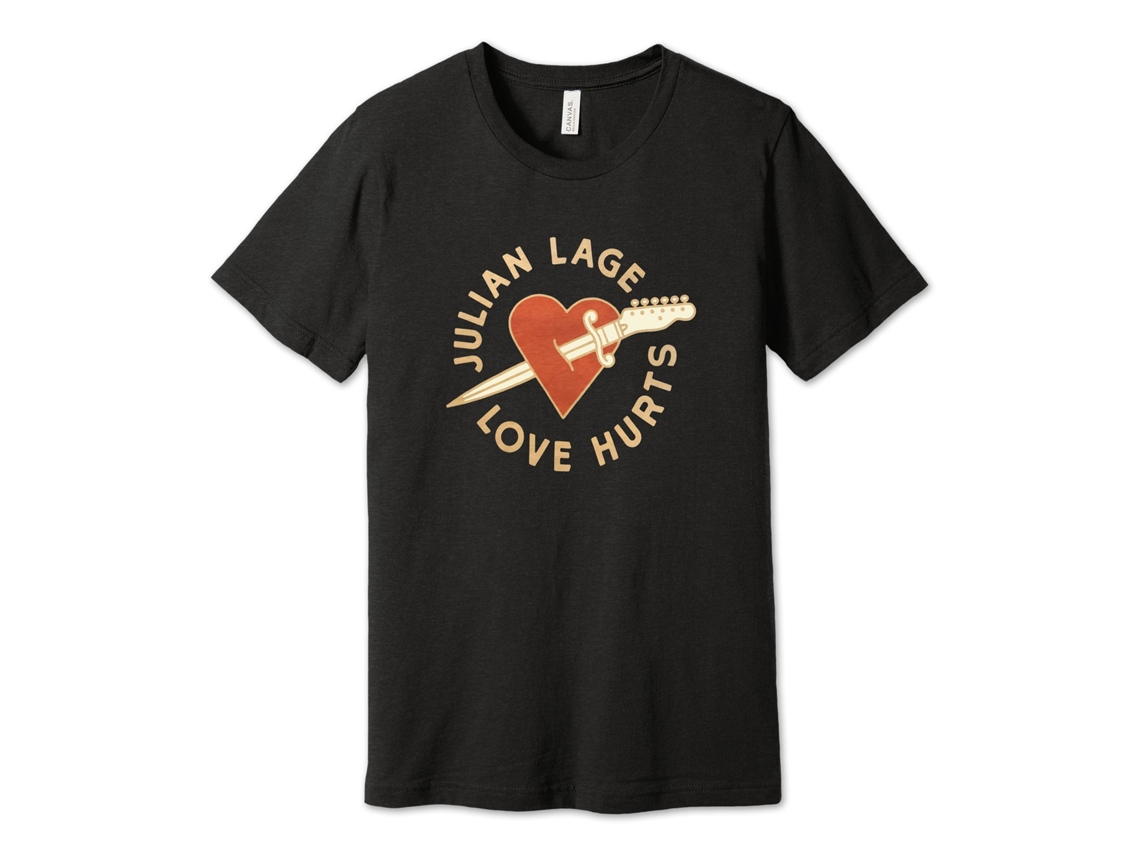 Julian Lage Love Hurts Heart T shirt ROCKINSTONE Unisex Adults Best Sellers Size:xxl