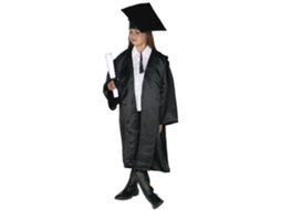 Fato Unisexo DISFRAZZES Estudante Graduada (Tam: 3 a 5 anos)