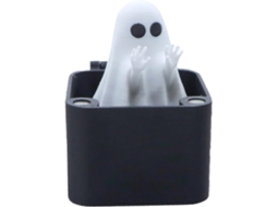 Estatueta De Fantasma, Caixa De Sustos, Brinquedo De Pegadinha Assustador, Pequeno Adereço De Halloween | Com Arrepiante