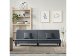 Sofá cama Veludo Cinzento escuro HARLANV1
