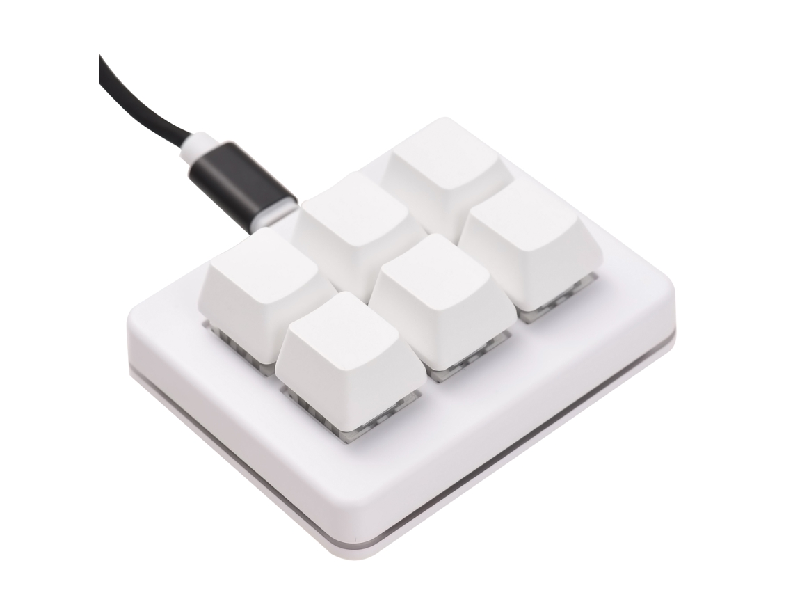 Teclado Mecânico LAXISCREED Tri modo 6 Teclas
