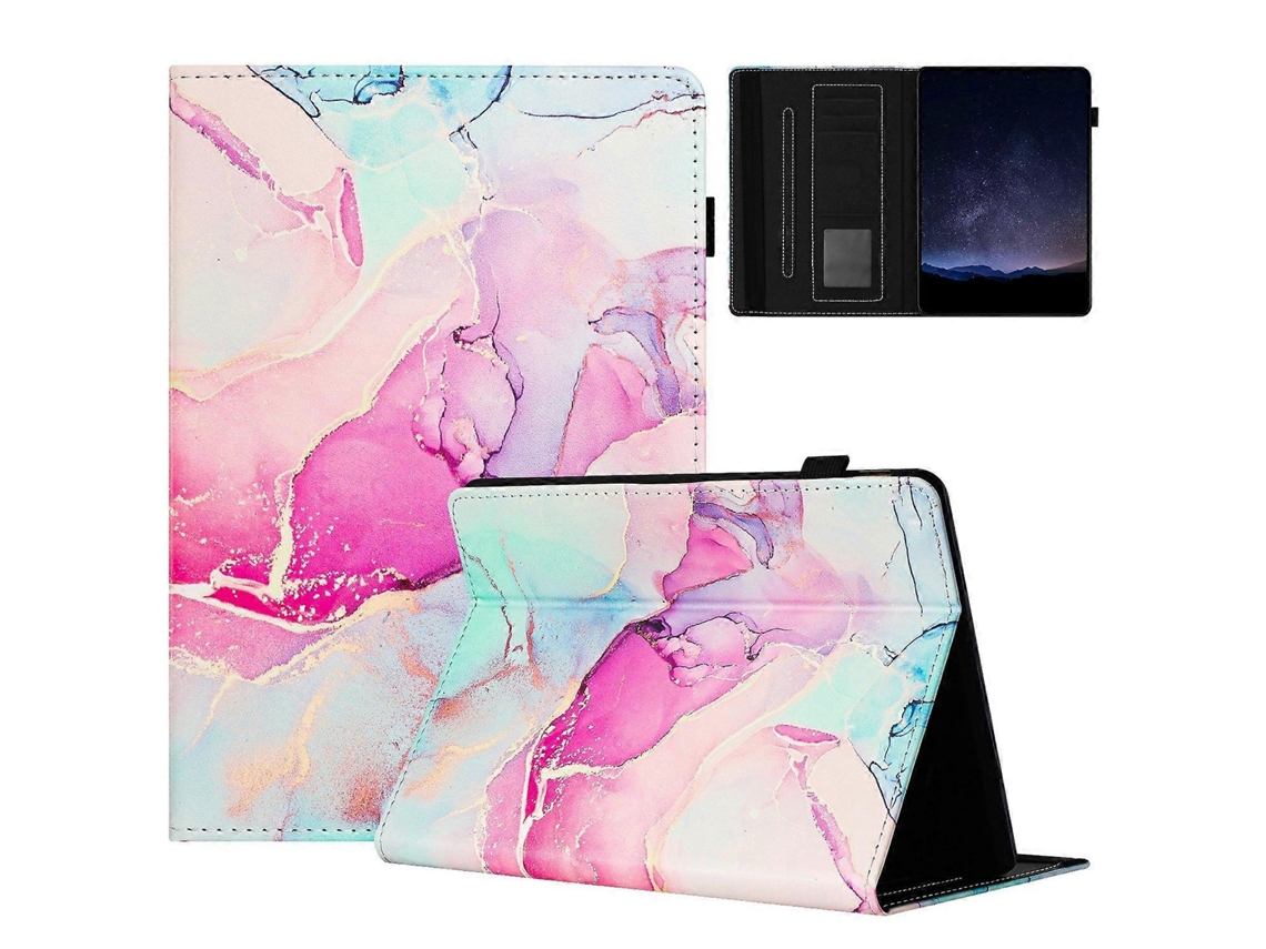 Capa de couro para tablet Marble Litchi Smart Webake
