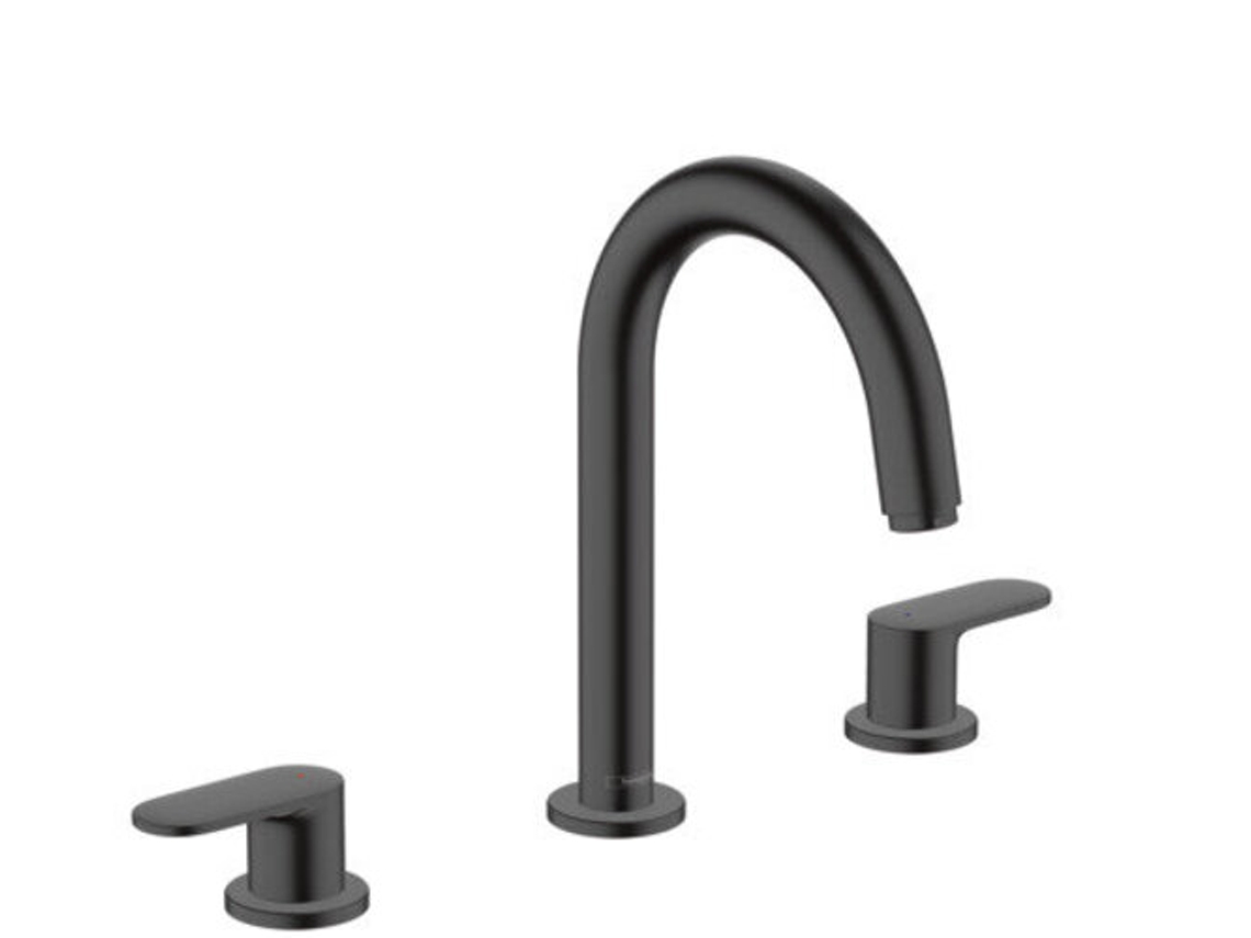 HANSGROHE Vernis Misturadora de 3 Furos com Resíduos Pop-Up 71553 Cor: Matt Preto