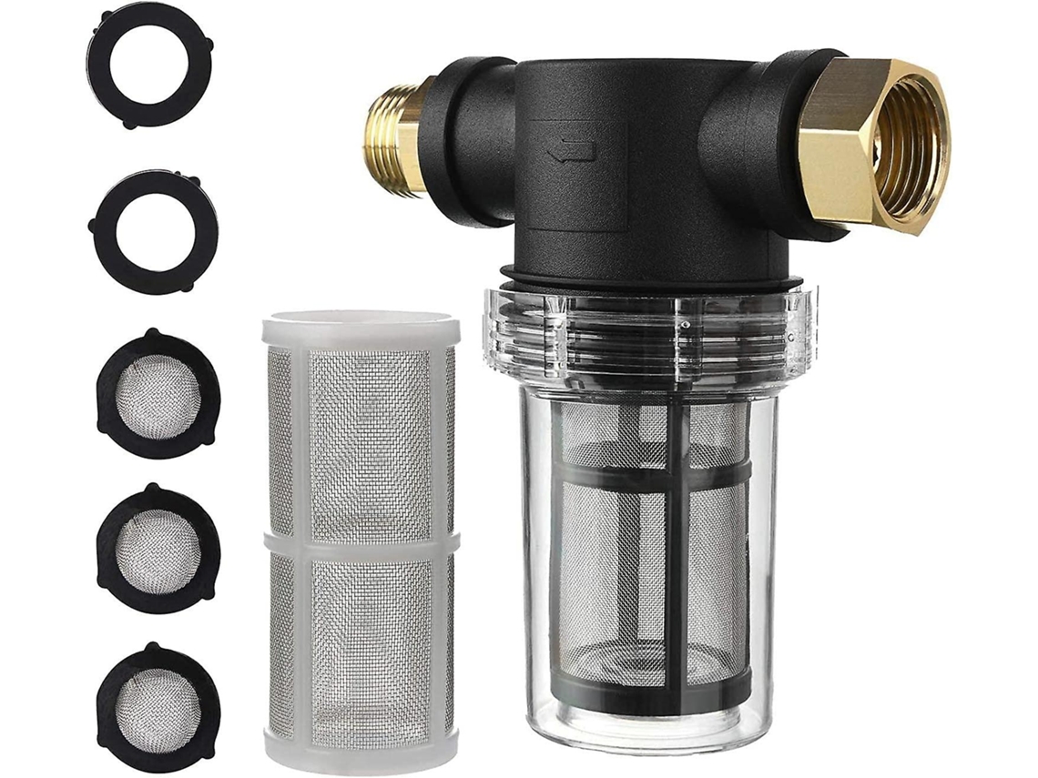 Filtro de Água com Taza de Malha 40 para Lavadora de Pressão, Jardim e Casa S/MARCA