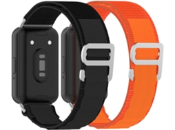 pacote Com 2 Pulseiras De Nylon Compatíveis Galaxy Fit 3, Pulseira
