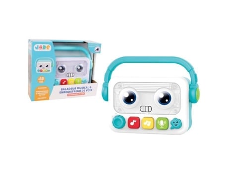 Baladeur Robô Musical E Luminoso J.a.d.e 17 Cm Música, Gravação Deformação De Voz A Partir De 18 Meses J!nx