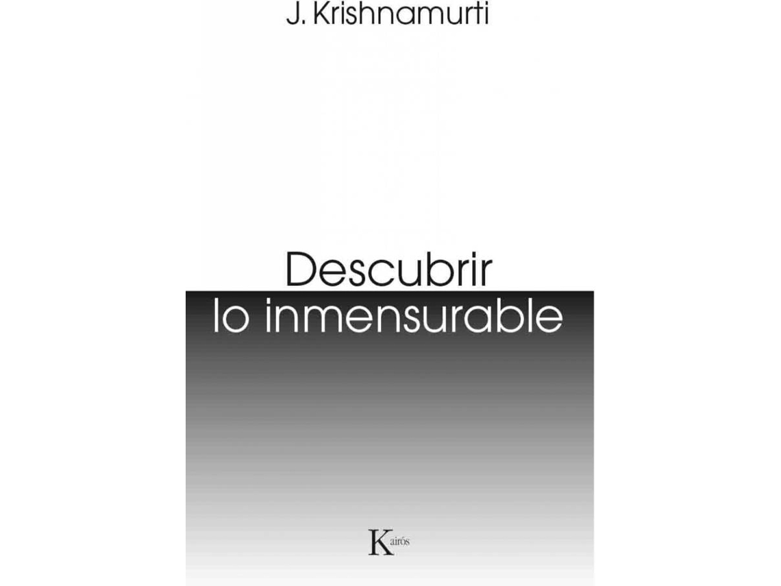 Livro Descubrir Lo Inmensurable de Jiddu Krishnamurti (Espanhol)