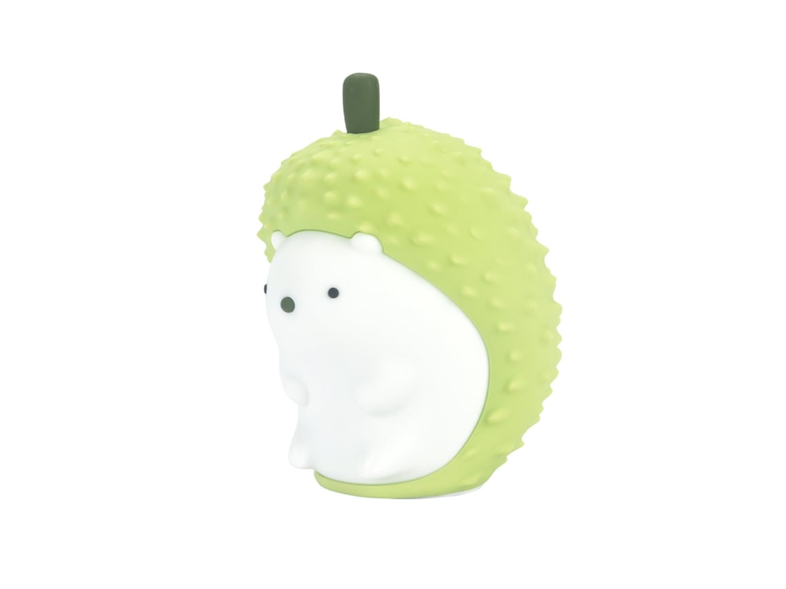 2026 lâmpada Nocturna de Silicone Durian 5v1a 3.5w com Sensor Táctil, Gradiente Colorido e Temporizador de 30 Minutos para Crianças, Recarregável