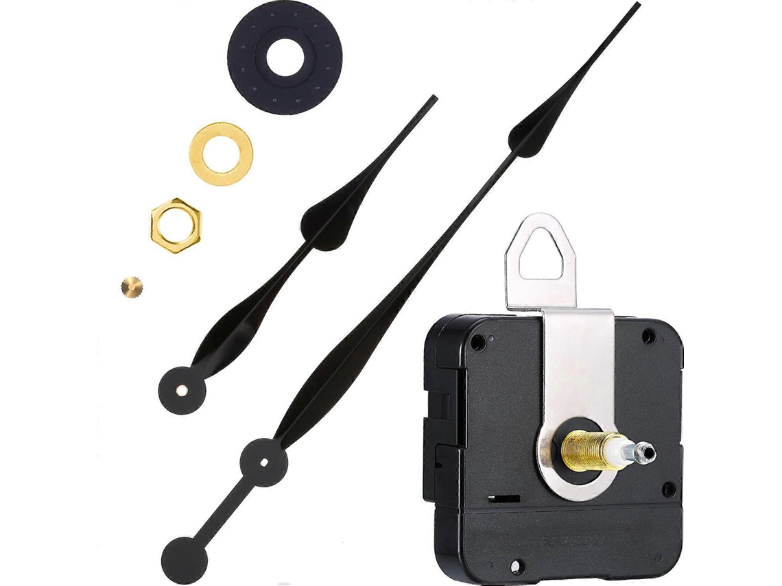 Hicarer High Torque Quartz Clock Movement Clock Mechanism Replacement With Hands Spade Long 12 Inch For Diy Clock