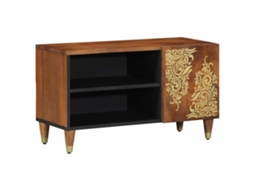 Vidaxl Gabinete Para Tv Marrom Mel 80 X 33 X 46 Cm