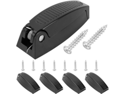 Ganchos De Plástico Preto Para Portas De Bagagem E Armazenamento De Camping.