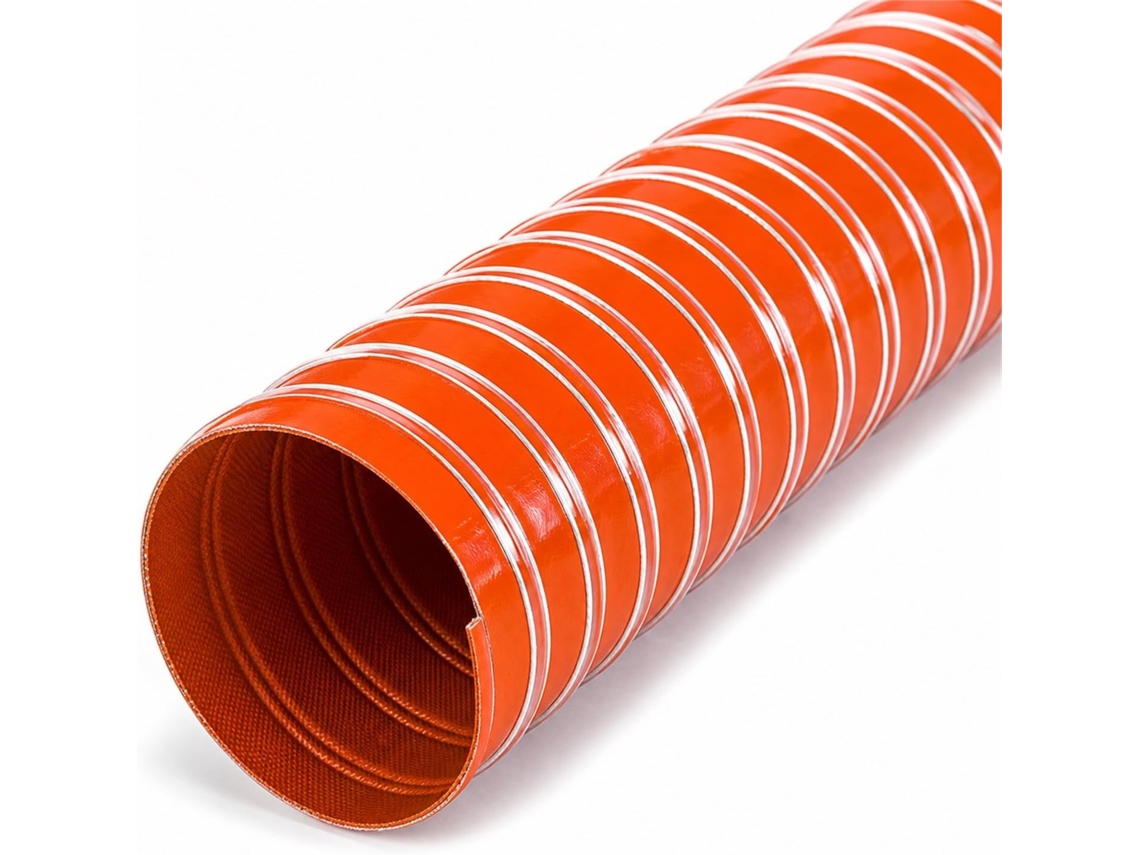 Mangueira de Silicone para Duto de Ar com Fio de Aço Resistente ao Calor até 300°C para secadoras S/MARCA