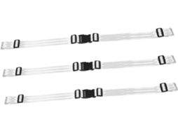 Conjunto de 3 Tiras de Substituição para Cadeiras Altas, Tiras de Assento Ajustáveis para Meninos e Meninas, CHABERLU