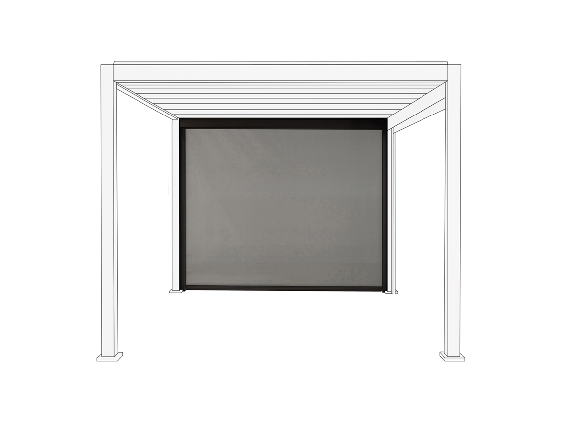 Toldo Cinzento para Pérgula Bioclimática 3M SWEEEK
