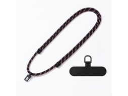 Lurelia Cordão Para Telemóvel Ajustável Transversal Para Pescoço 150 Cm 5m Anti-perda