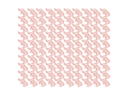 100 Clips De Papel Com Forma Bonita Resistente A Deslizamiento Inoxidable Para Manualidades Vermelho
