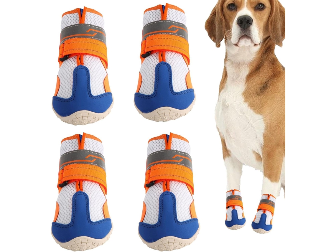 Protetores De Almofadas Botas Cachorro, Botinhas Refletoras Cães