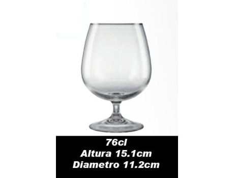 Copas coñac 76 cl recocidas caja 6