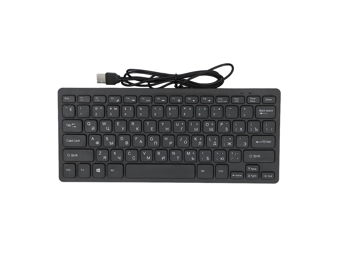 Teclado Mini Sem Fio LAXISCREED silencioso Ultra fino 78 Teclas Russo