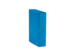 Caixa de Arquivo Leitz Wow 80 Mm 250 X 350 Mm para 800 Folhas Azul Metálico