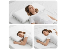 Vidaxl Travesseiro Para Dormir 70 X 40 X 14 Cm Médio Espuma De Gel