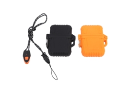 2 Peças Capa Impermeável Para Esportes Ao Ar Livre Caixa Seca Reutilizável Para Viagens Preto+laranja