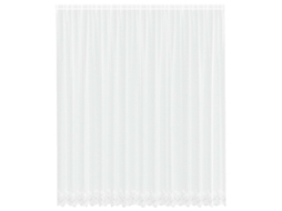 Maison Exclusive - Cortina De Renda Com Cortinas Branco 260 X 400 Cm Poliéster