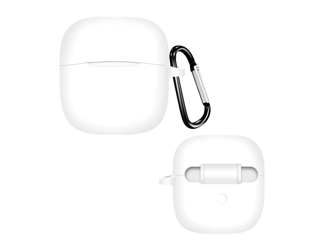 Protetor De Silicone Baseus W04 Plus Com Fivela Branco Brilvibera