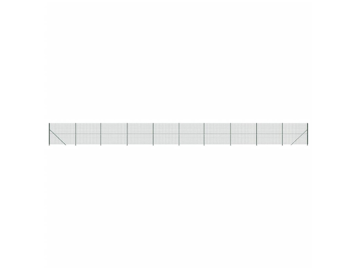 Wire Mesh Fence, Wire Mesh Fences Vidaxl Verde Aço (2 X 25 M)