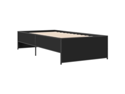 Bed Frame, Bed Frames Vidaxl Preto Madeira Processada (100 X 200 Cm)