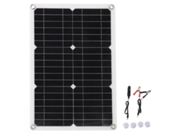 Painel Solar Portátil 18v 20w Semiflexível Monocristalino para Veículo Rv Iate