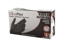 Luva de Nitrilo 100 Unidades Preto Xlammex Gloves