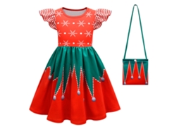 Trajes de Natal Cosplay Conjunto de Vestido Infantil 110