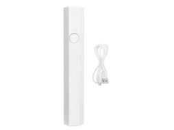 Lâmpada De Unhas Portátil Led Mini Secador De Unhas Uv Suave Rápido Curado Lar Branco 1 Peça