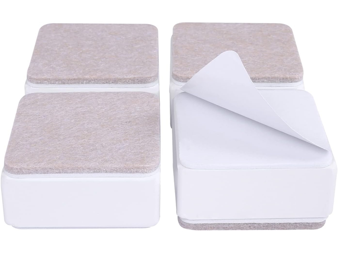 4 Peças De 3 Cm De Elevação De Móveis Em Aço Carbono, 6 Cm De Elevação De Cama Em Aço Carbono, Móveis Slowmoose