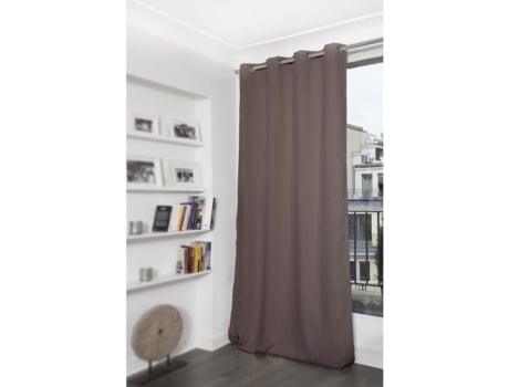 Cortina Térmica de Alta Altura À Prova de Som e Blackout MOONDREAM Mouse Cinza 140X350 Cm