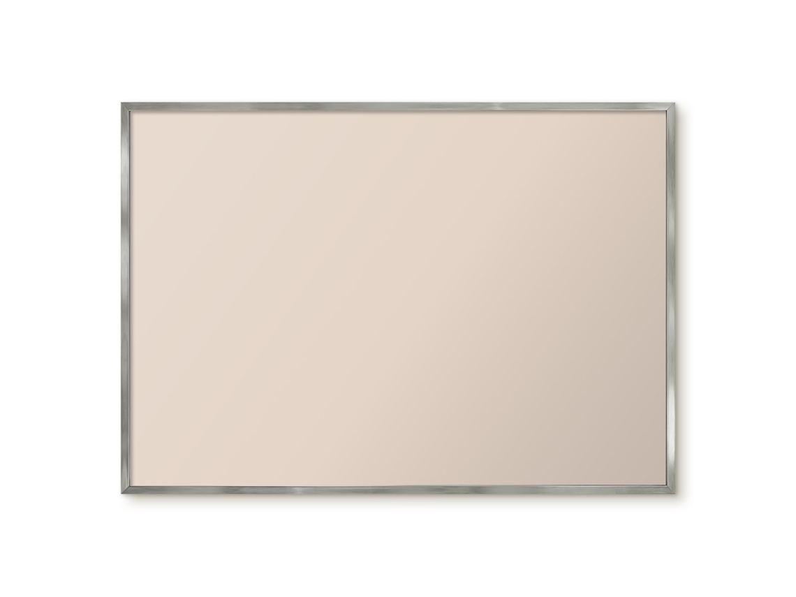 Quadro de vidro magnético com pedra clara para hall de entrada Espelharte (100x70 cm)