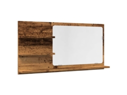 Bathroom Mirror Cabinet, Bathroom Mirror Cabinets Vidaxl Marrom Madeira Processada (n/a)