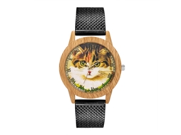 Reloj De Pulsera De Cuarzo Unisex Con Cinturón De Silicona Simple Moda Zhoulianfa Negro