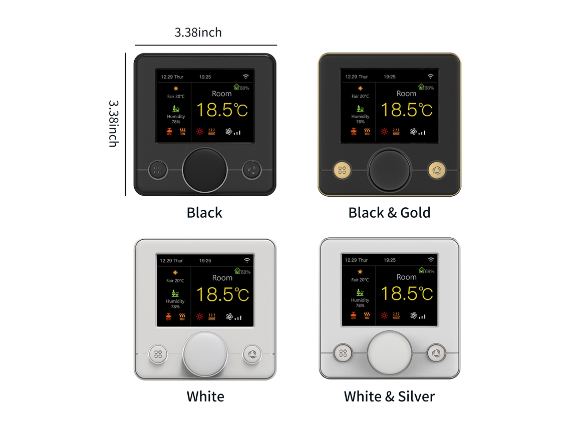 Termostato Inteligente Wifi Com Display Lcd Rgb Programável