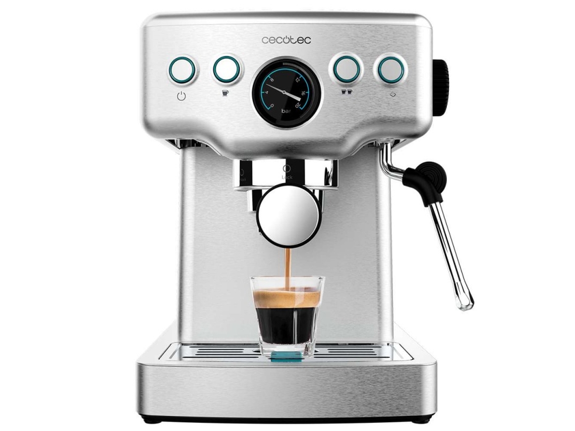Máquina de Café Barista com 20 Bares Manómetro e Termoblock CECOTEC