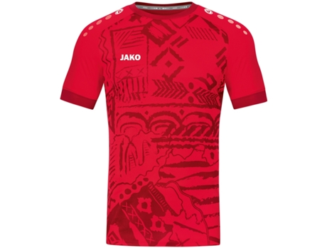 T-shirt para Futebol JAKO (Unissexo - Vermelho - S)