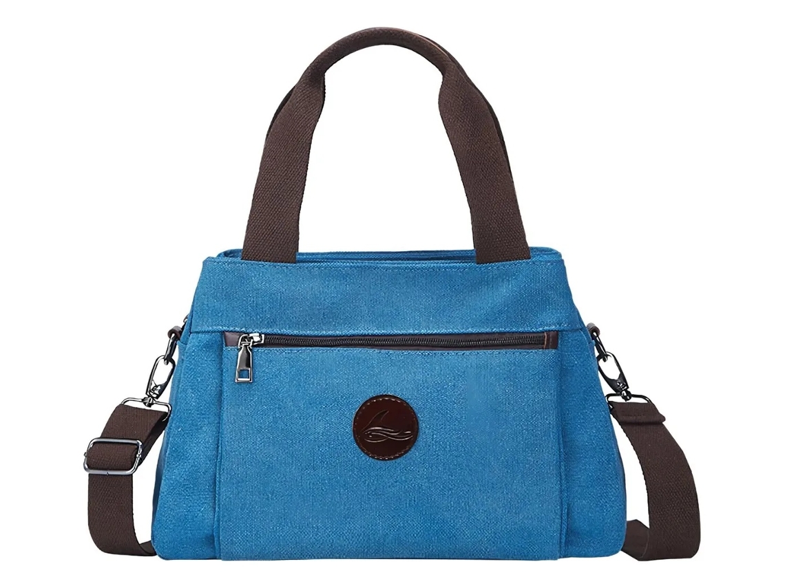 Lurelia Mochila Para Mulher Em Lona Alça Ajustável Vários Bolsos Para Uso Diário